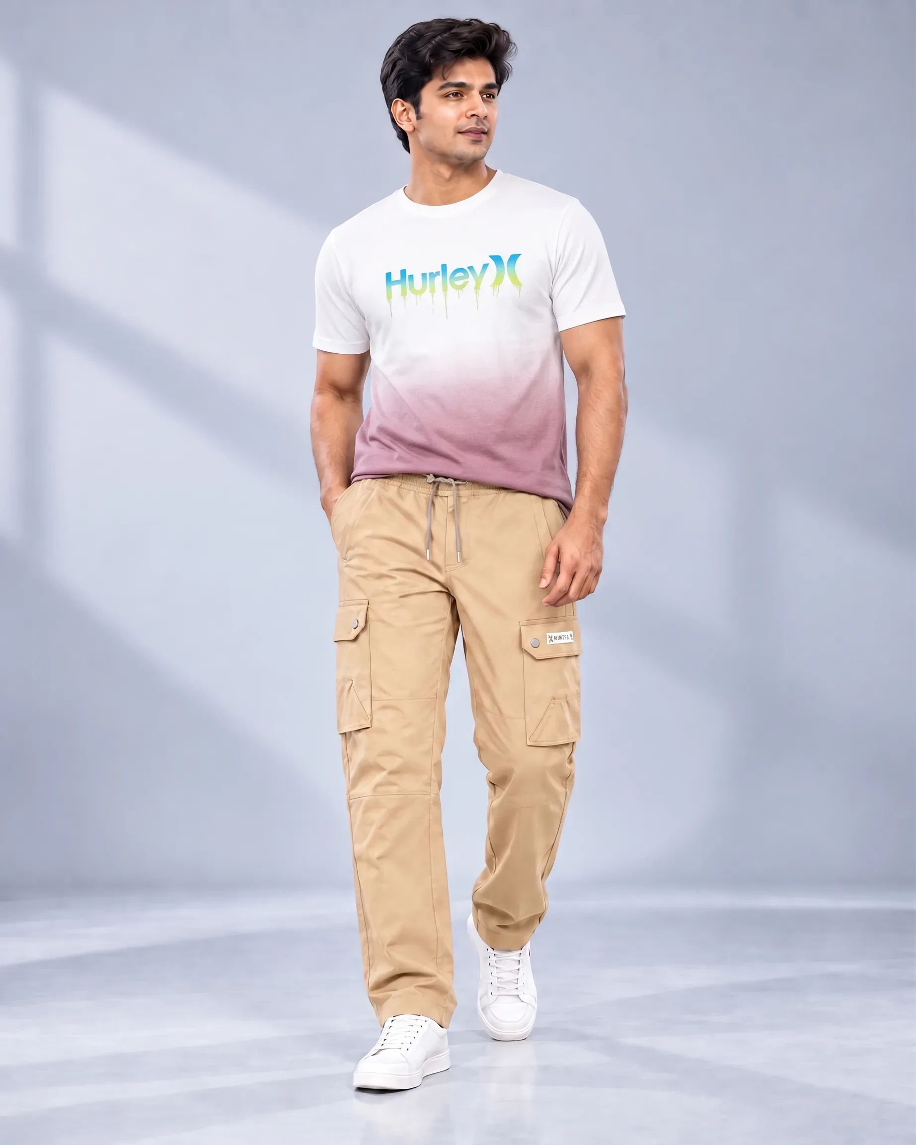 Hurley Premium Men's T-shirt & Trouser Combo